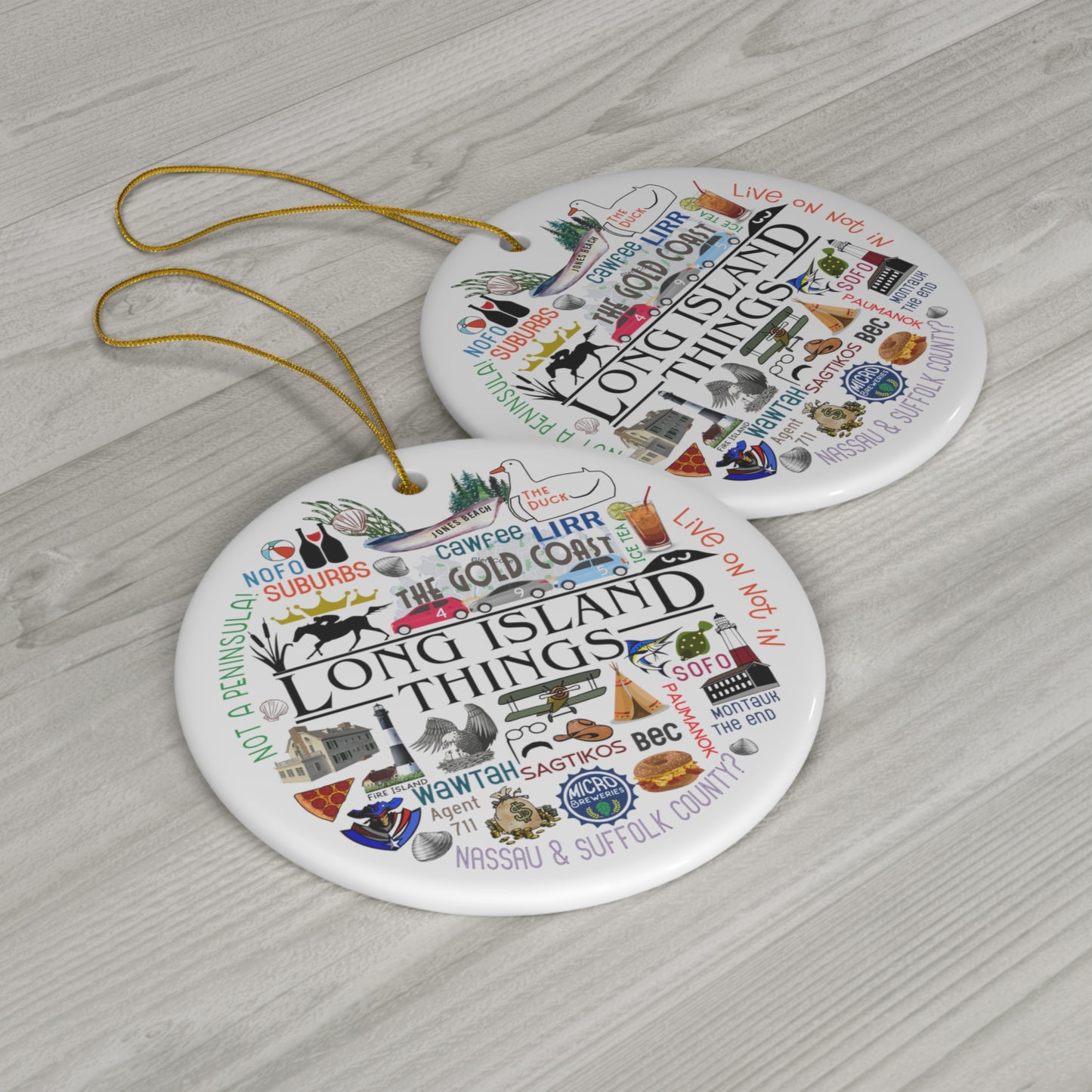 Long Island Things Ornament & Keepsake